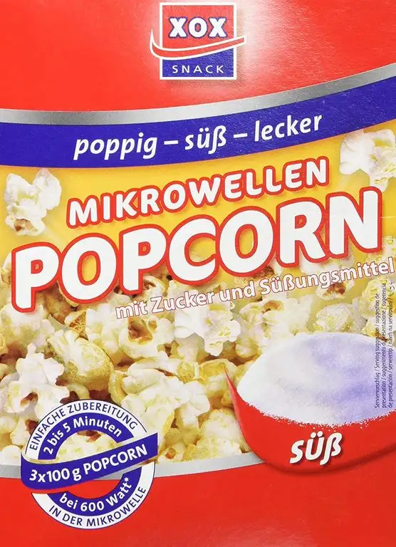 XOX Popcorn süß, 300 g