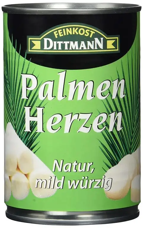 Dittmann Palmenherzen natur, mild-würzig, 3er Pack (3 x 400 g)