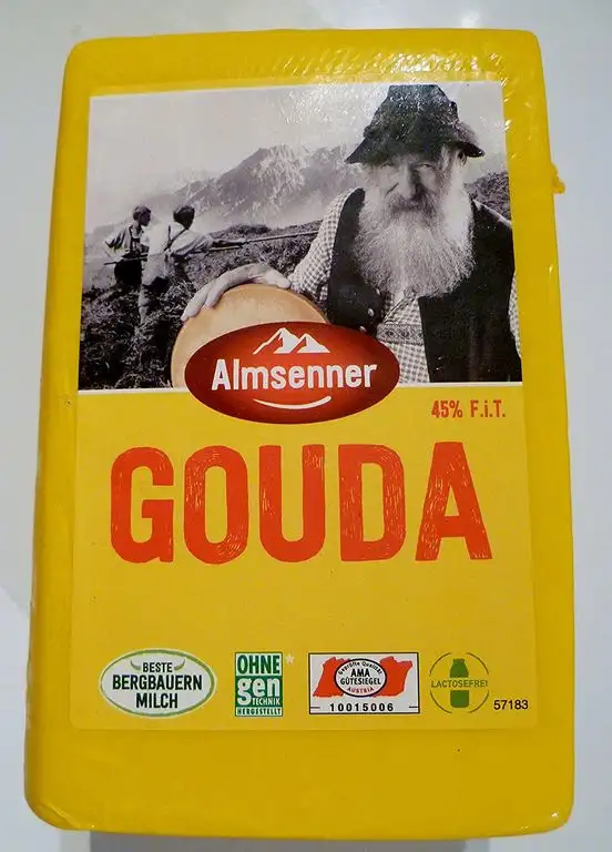 Almsenner Gouda 1,2 kg Stück aus dem Pinzgau Österreich Käse