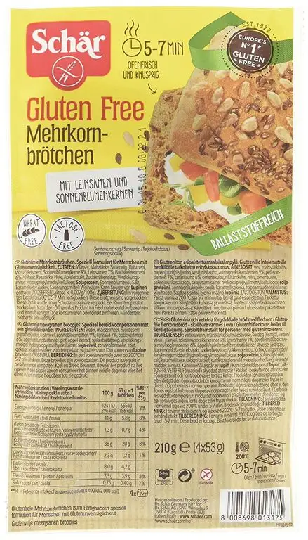 Schär Mehrkornbrötchen glutenfrei 210g, 6er Pack