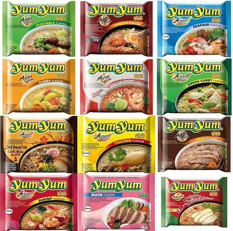 90 PACK. YUM YUM INSTANT-NUDELSUPPEN 11 SORTEN **FREIE AUSWAHL**