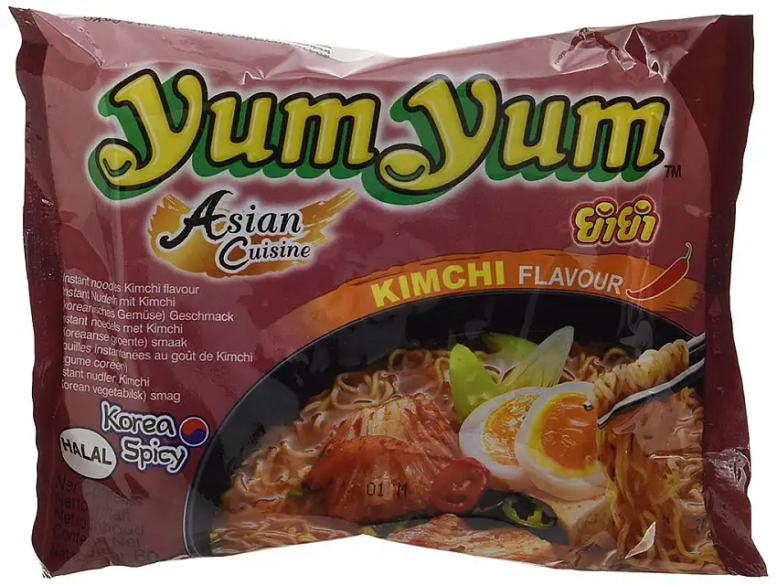Yum Yum Instantnudeln, Kim Chi, 30er Pack (30 x 60 g)