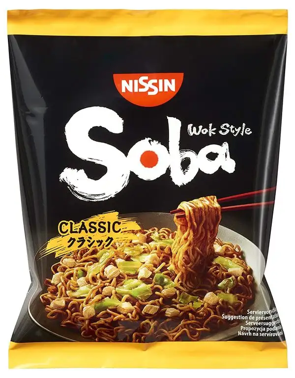 Nissin Instant Nudeln Soba Cassic, 9er Pack (9 x 109 g)