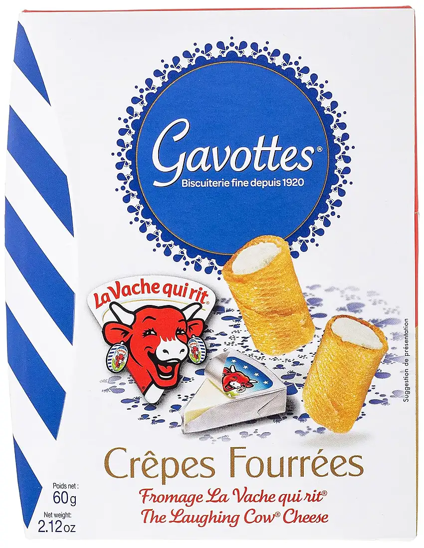 Gavottes Crêpes Fourrées Mini Pfannkuchen gefüllt mit Schmelzkäse