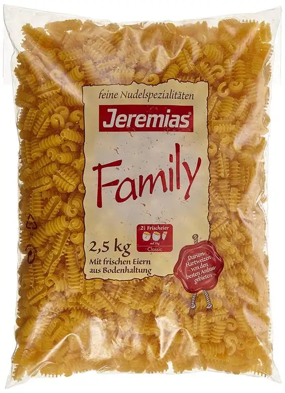Jeremias Radi, Family Frischei-Nudeln, 1er Pack (1 x 2.5 kg Beutel)