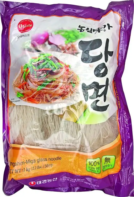 Nong Shim Glasnudeln aus Süßkartoffeln koreanische Nudelspezialität – 1 x 1 kg