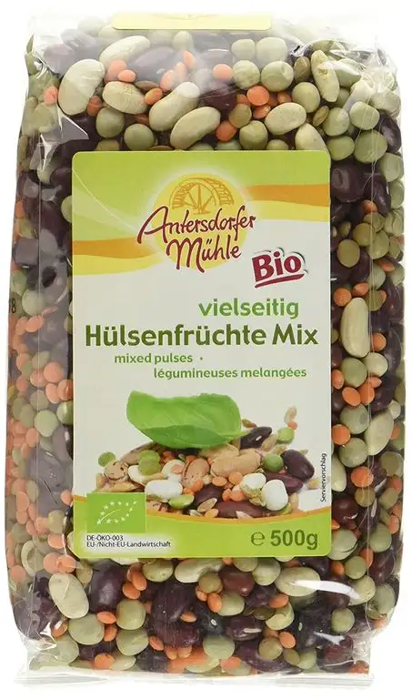 Antersdorfer Mühle Hülsenfrüchte Mix, 6er Pack (6 x 500 g) - Bio