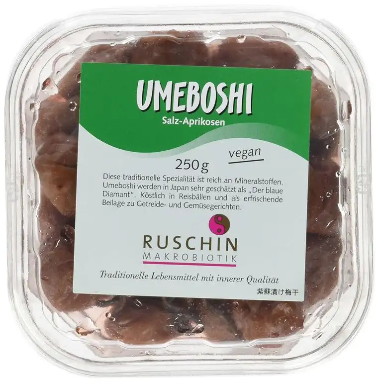 Ruschin Umeboshi, Salz-Aprikosen, 1er Pack (1 x 250 g)