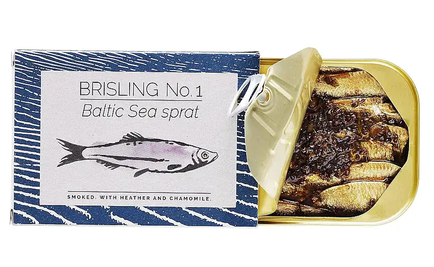 FANGST Brisling No. 1 die nordische Sardine geräuchert mit Heidekraut & Kamille aus Dänemark