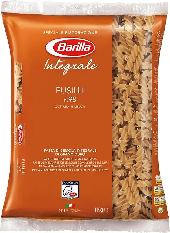 Barilla Vollkorn Pasta Fusilli Integrale – 3er Pack (3x1kg)