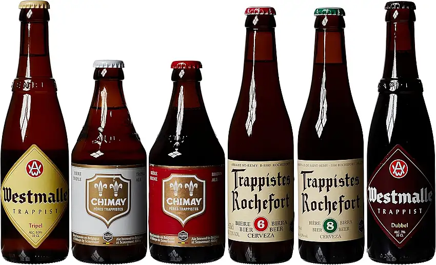 Echtes Trappisten Bier 6 Flaschen von Mönschen gebraut