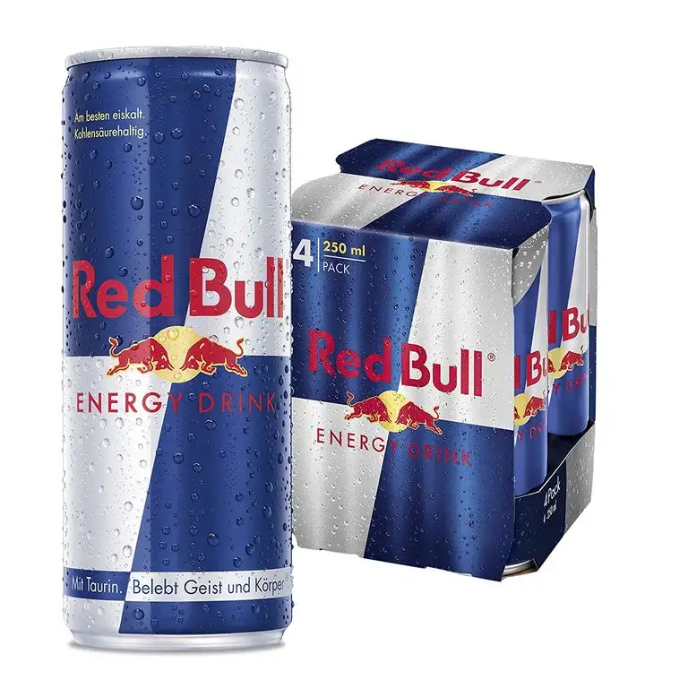 Red Bull Energy Drink, 4er Pack, EINWEG (4 x 250 ml)