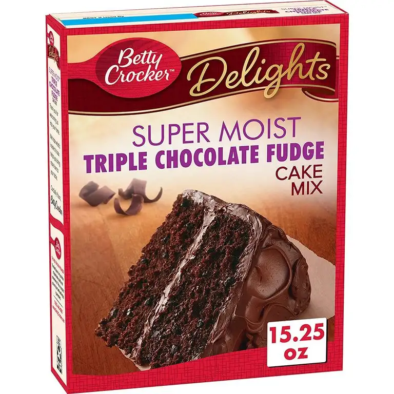 Betty Crocker Super Moist Triple Chocolate Fudge Mix 432g (Betty Crocker Super Feucht Dreifache Schokoladenfondantmischung)