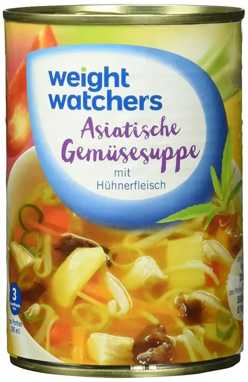 Weight Watchers Asiat. Gemsesuppe , 3er Pack (3 x 395 ml Dose)