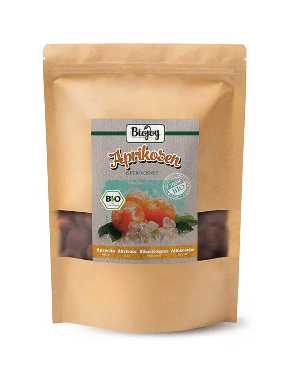 Biojoy BIO-Aprikosen getrocknet, ungeschwefelt und ungezuckert (1 kg)