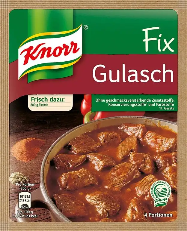 Knorr Fix Gulasch 4 Portionen