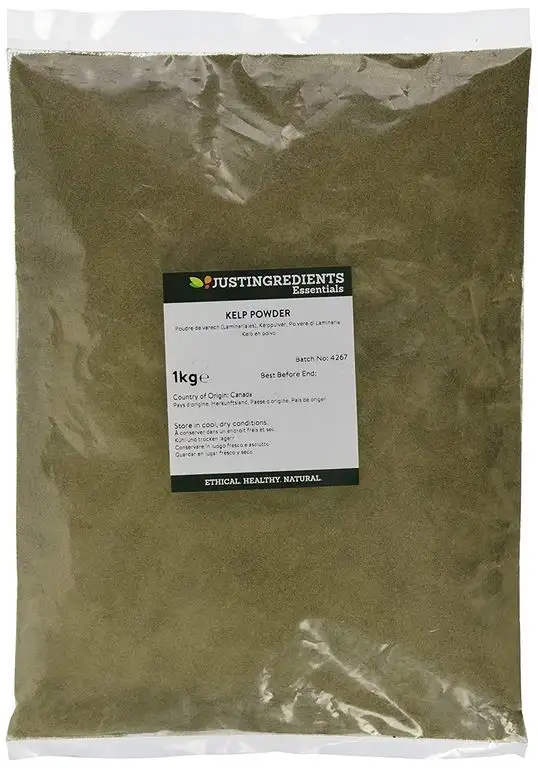 JustIngredients Kelppulver, Kelp Powder, 1er Pack (1 x 1 kg)
