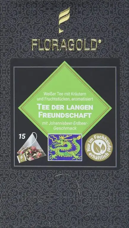 FLORAGOLD Pyramidenbeutel Grüner Tee der langen Freundschaft, 45 g