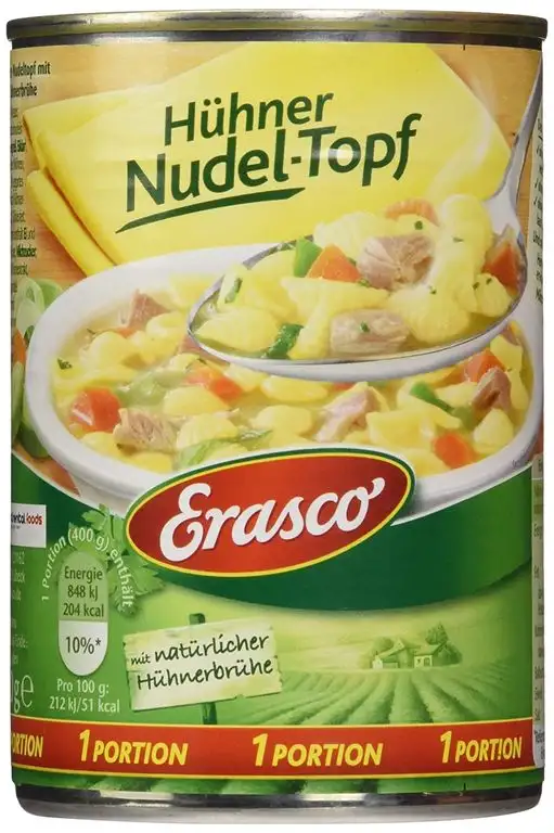 Erasco Hühner Nudel-Topf , 3er Pack (3 x 400 g Dose)