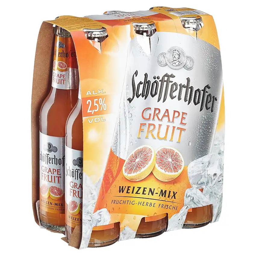 Schöfferhofer Grapefruit (6 x 0.33 l) - gekühlt + EUR 0.48 MEHRWEG