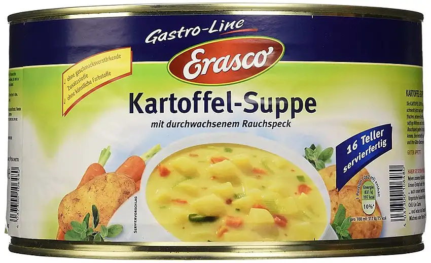 Erasco Kartoffel-Suppe, 1er Pack (1 x 4.2 kg)