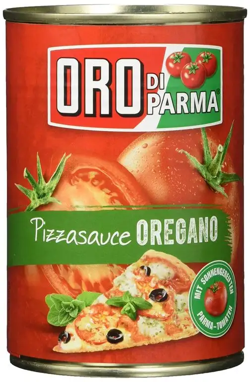 ORO di Parma Pizza Sauce Oregano, 6er Pack (6 x 400 g Dose)