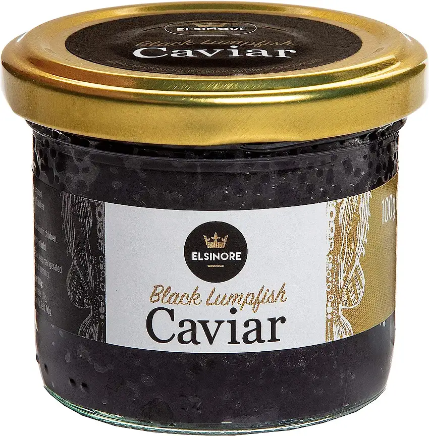 Elsinore Black Lumpfish Caviar, 100 g