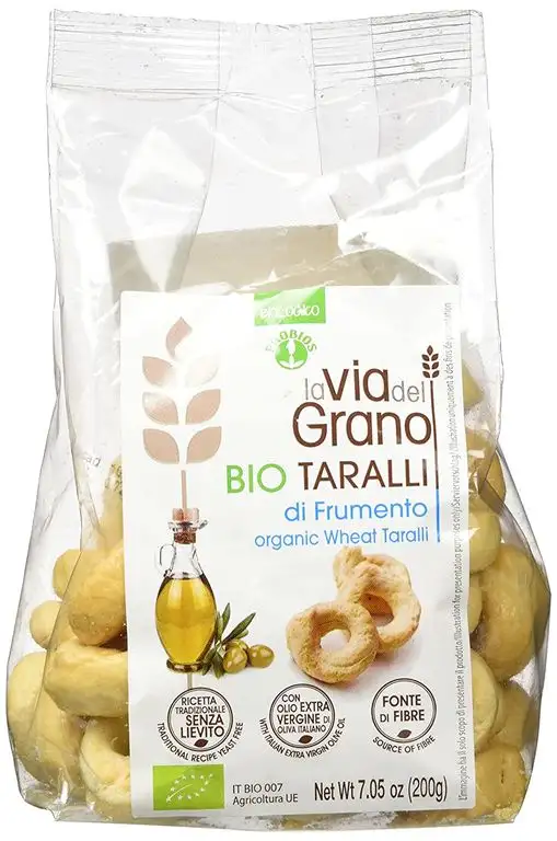 LA VIA DEL GRANO Weizen Taralli, 1er Pack (1 x 200 g)