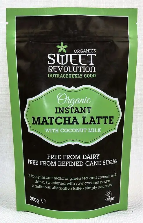 SWEET REVOLUTION Organic Instant Matcha Latte, 200 g