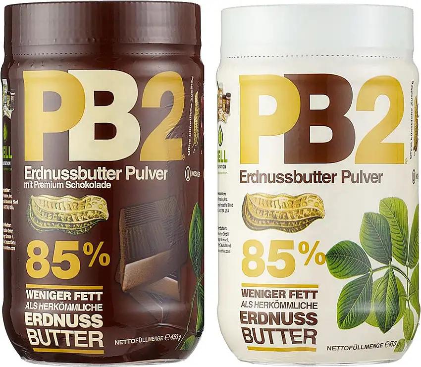 Bell Plantation PB2 Peanut Butter (Powdered) Mix Pack (Original und Chocolate), 1er Pack (1 x 907 g)