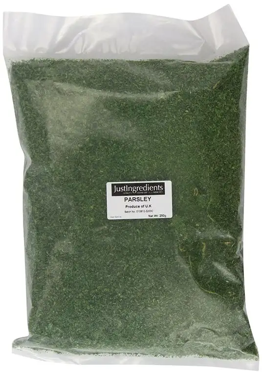 JustIngredients Petersilie, Parsley, 2er Pack (2 x 250 g)