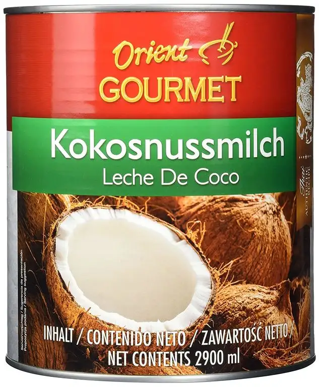 ORIENT GOURMET Kokosnussmilch – Cremige Milch mit typischem Kokosgeschmack – Authentisch thailändische Küche – 1 x 2900 ml