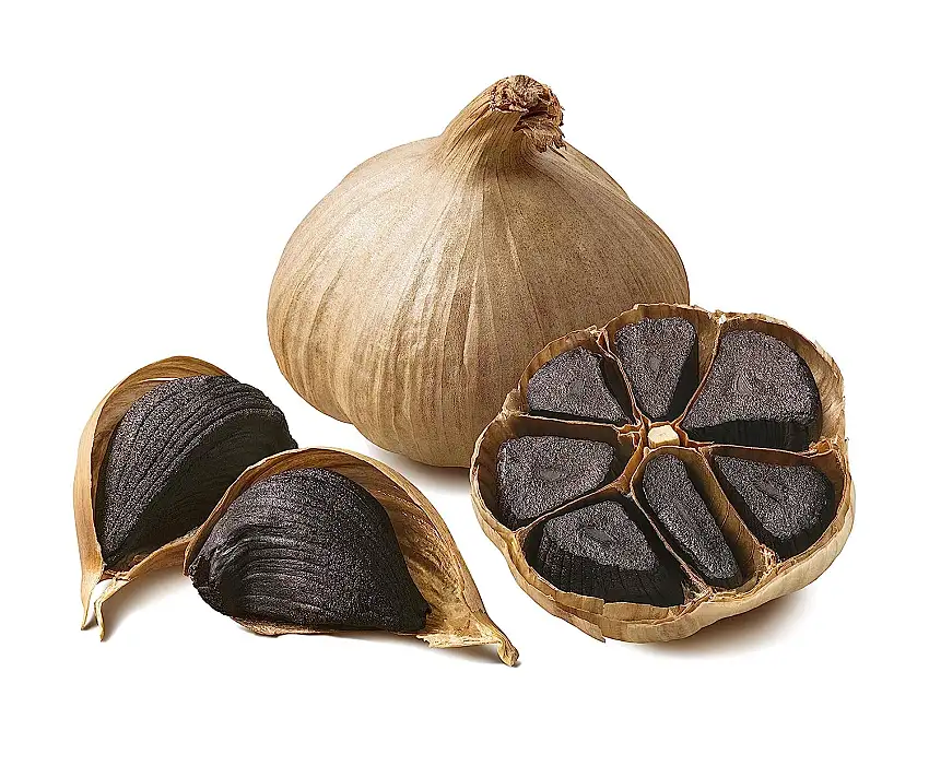 Schwarzer Knoblauch aus Las Pedroñeras - durch mehrwöchige Fermentation hergestellt aus violettem Knoblauch | pro Knolle mit ca. 35 g (2 Stück)
