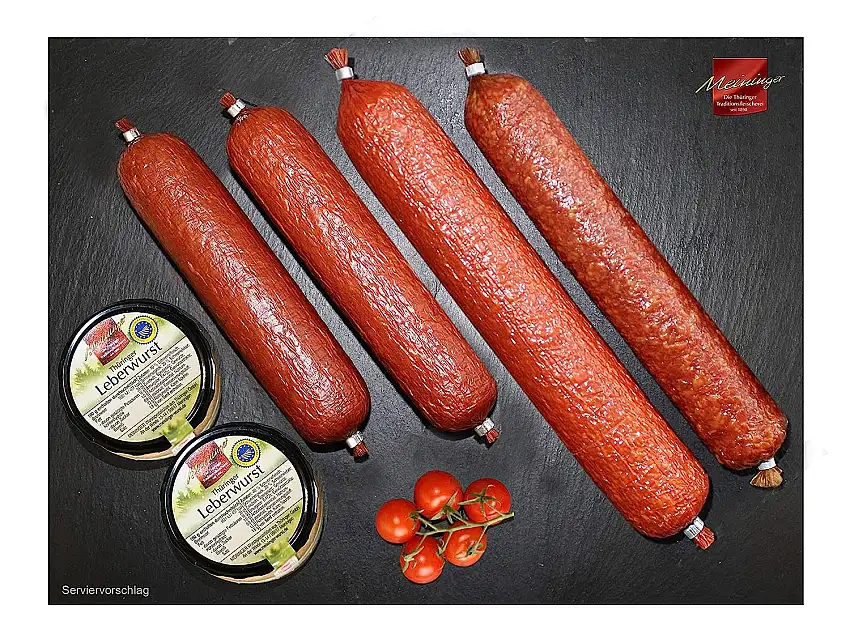 Wurstpaket I Wurst aus dem Thüringer Wald I Leberwurst I Salami I Kochsalami