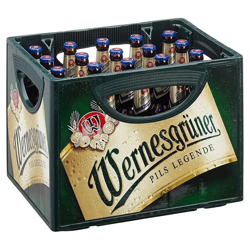 Wernesgrüner Alkoholfrei Pils Mehrweg (20 x 0.5 l)