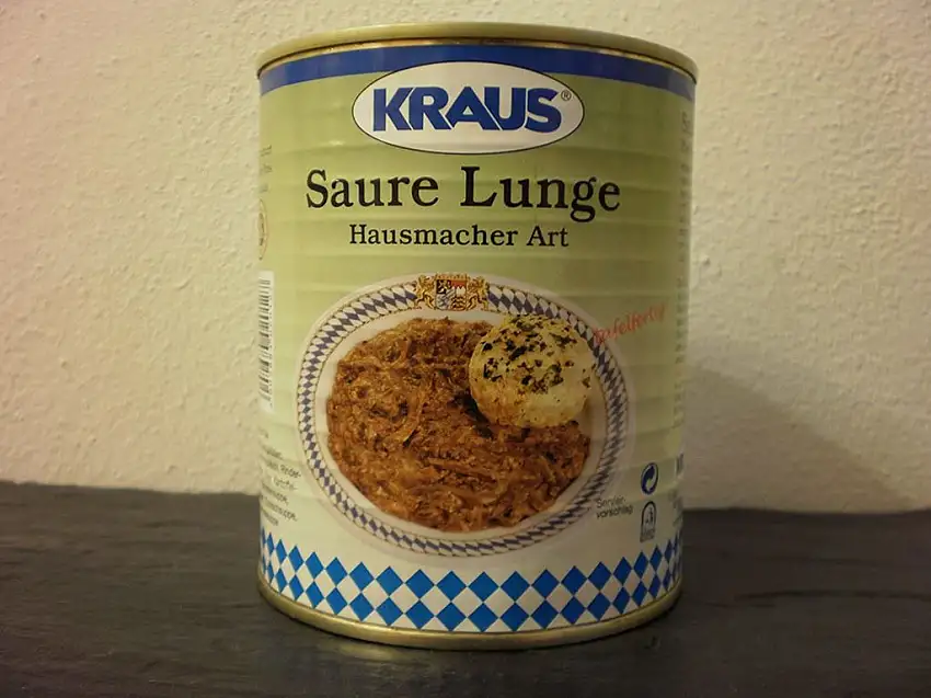 Saure Lunge Hausmacher Art vom Metzger keine Industrieware Konserven 800 ml