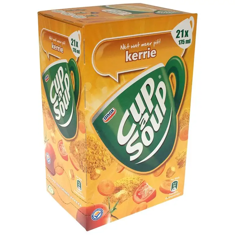 Unilever Currysuppe, Coup a Soup, Tütensuppe, Tassensuppe, 21 x 175ml