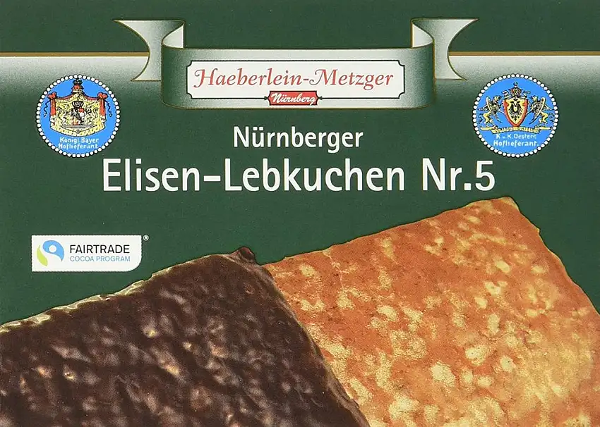 Haeberlein Metzger Elisenlebkuchen Nr. 5 2-fach, 2er Pack (2 x 175 g)