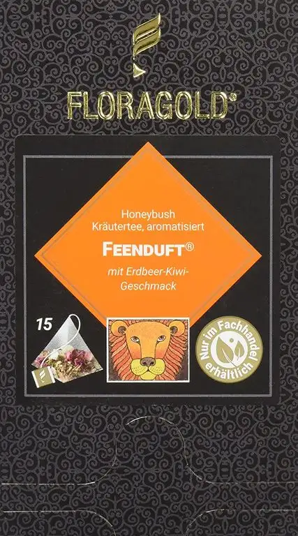 FLORAGOLD Pyramidenbeutel rotbuschtee Feenduft, 1er Pack (1 x 53 g)