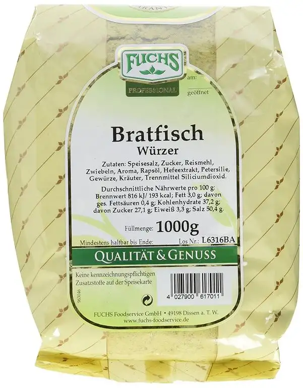 Fuchs Bratfisch Würzer GV, 3er Pack (3 x 1 kg)