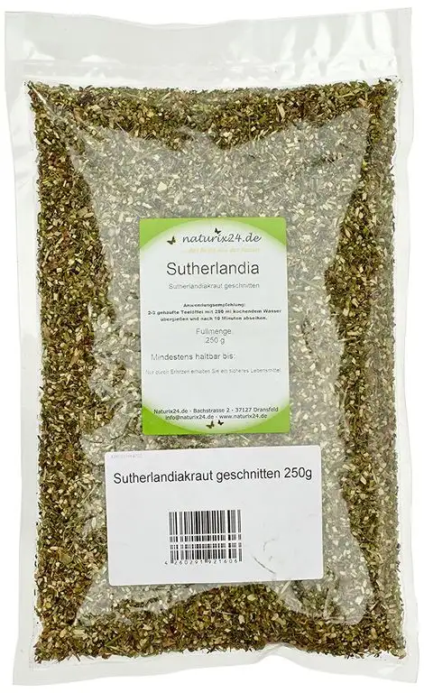Naturix24 Sutherlandiakraut geschnitten – Beutel, 1er Pack (1 x 250 g)