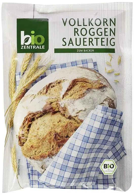 biozentrale Vollkorn Roggen Sauerteig, 10er Pack (10 x 100 g)
