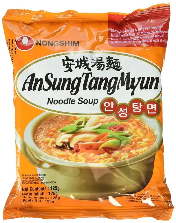 Nong Shim Instantnudeln Ansong Tangmyon / Koreanische Ramen Suppe (schnelle Zubereitung)