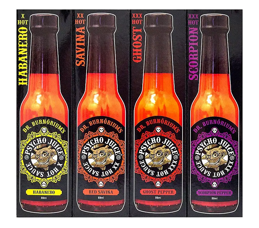 Psycho Juice Mini Vier Pack - 4 x 59 ml Flaschen