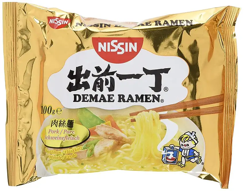 Nissin Instant Nudeln Demae schweinefleisch, 30er Pack (30 x 100 g)