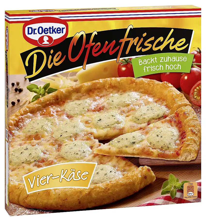 Die Ofenfrische Vier-Käse, 410 g (Tiefgefroren)
