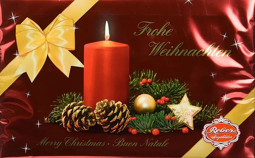 Reber Spezialitäten-Kassette Weihnachtsfolie, 1er Pack (1 x 380 g)