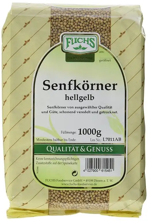 Fuchs Senfkörner, 3er Pack (3 x 1 kg)