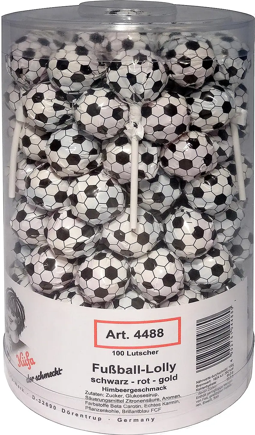 Küfa Fußball-Lolly, 1er Pack (1 x 100 Stück)