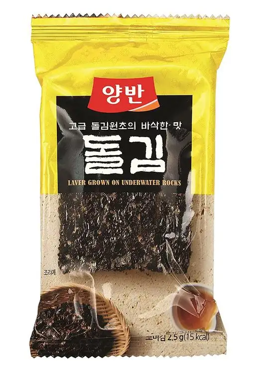 Dongwon Seetang, geröstet, gewürzt, insgesamt 48 Einzelpackungen (6 x 8 x 3,5 g Packung)